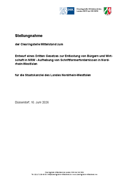 Entwurf eines Dritten Gesetzes zur Entlastung von Bürgern und Wirtschaft in NRW - Aufhebung von Schriftformerfordernissen in Nordrhein- Westfalen, Stellungnahme_CS_3..pdf, 293 KB