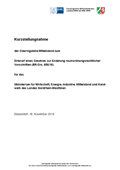 Gesetz zur Änderung raumordnungsrechtlicher Vorschriften